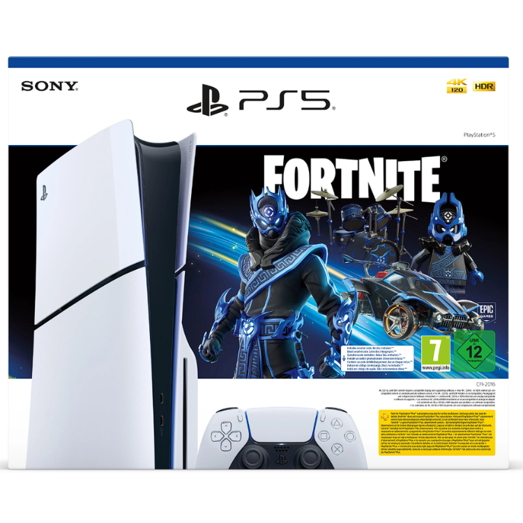 Sony Playstation 5 Slim Standard Edition E + Fortnite Pack-Konsole