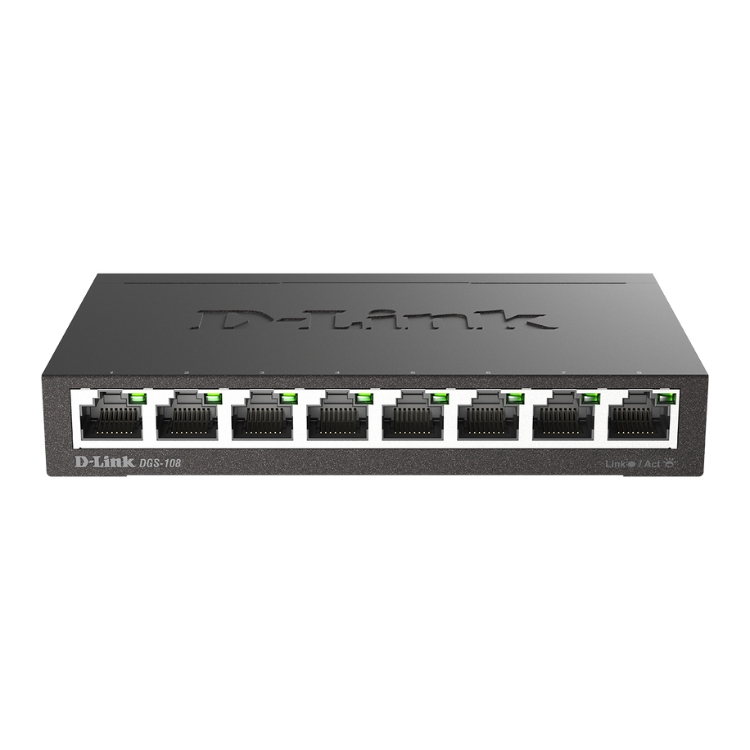 D-Link 8-Port Gigabit Unmanaged Switch Metall