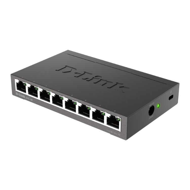 D-Link 8-Port Gigabit Unmanaged Switch Metall