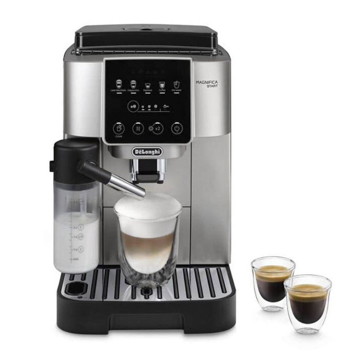 Máquina de Café Delonghi Automática c/Leite Magnifica Start Cinzento