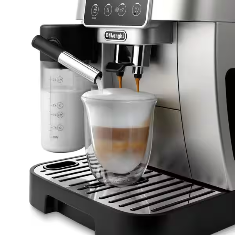 Máquina de Café Delonghi Automática c/Leite Magnifica Start Cinzento