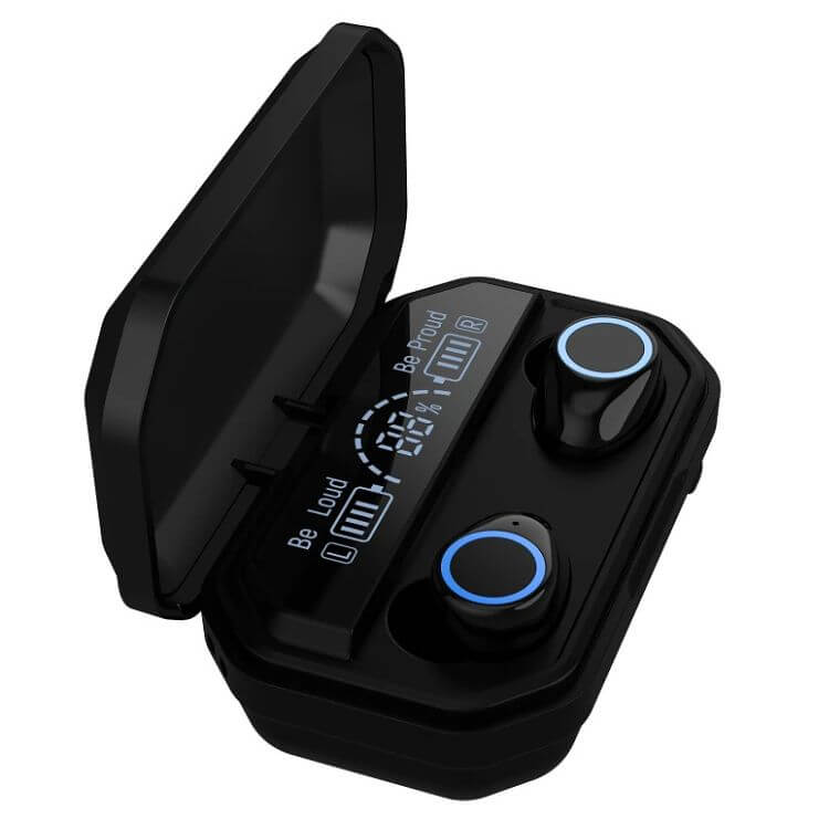 Auriculares Bluetooth Devia Joy A12 Ultra-Long TWS Wireless Preto