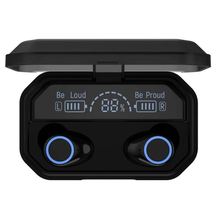 Auriculares Bluetooth Devia Joy A12 Ultra-Long TWS Wireless Preto
