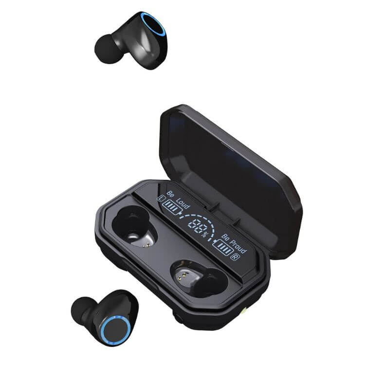 Auriculares Bluetooth Devia Joy A12 Ultra-Long TWS Wireless Preto
