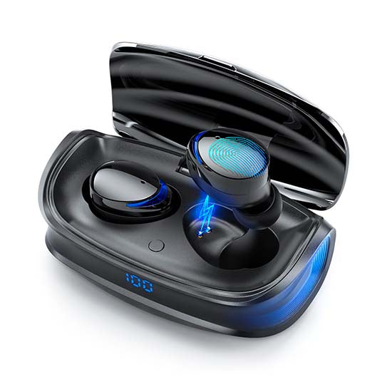DEVIA Joy A9 TWS kabellose Bluetooth-Ohrhörer Schwarz