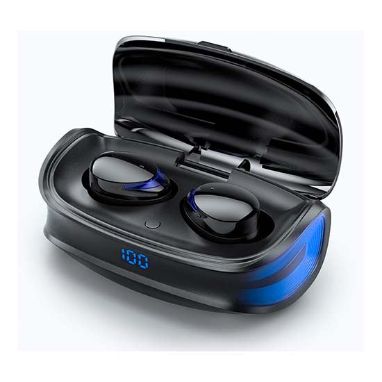 Auriculares Bluetooth DEVIA Joy A9 TWS Wireless Preto
