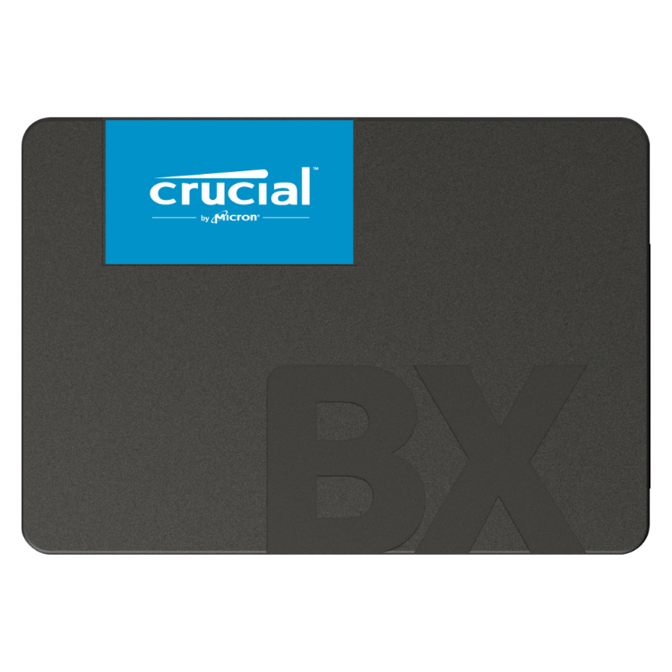 Crucial BX500 SSD, black, 2.5", SATA3, 240GB, blue logo