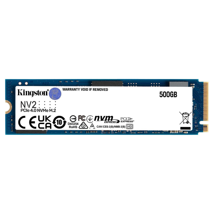 Kingston 500GB NV2 M.2 PCIe 4.0 NVMe SSD