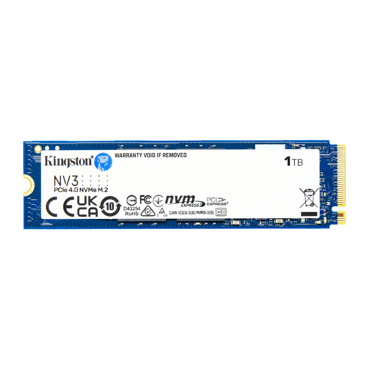 Disco SSD Kingston NV3 1TB M.2 Pcle Gen 4 6000MB/S NVMe