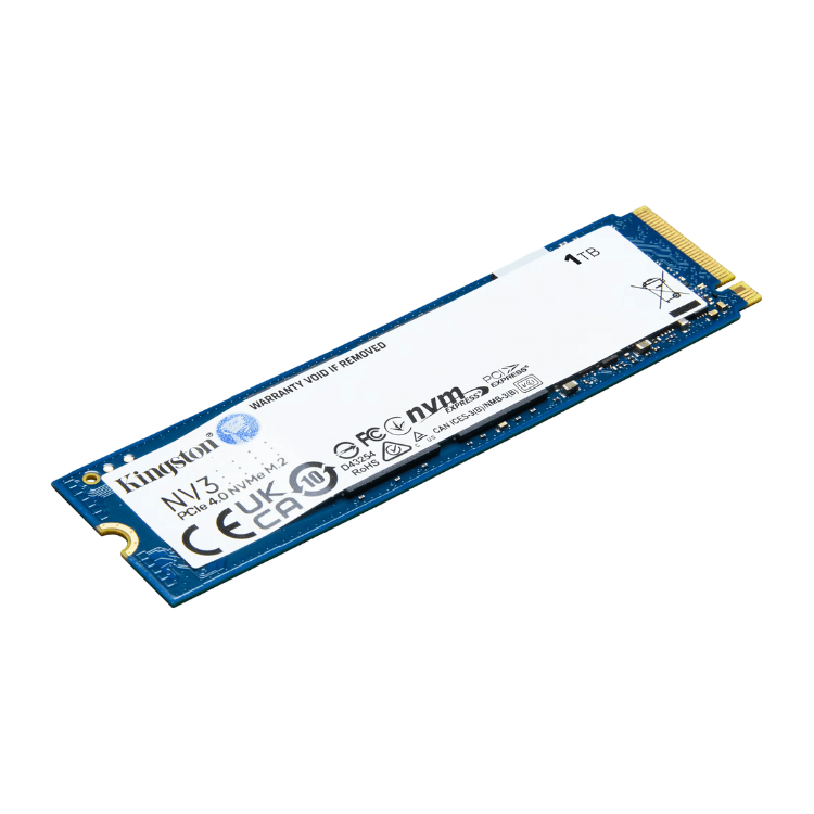 Disco SSD Kingston NV3 1TB M.2 Pcle Gen 4 6000MB/S NVMe