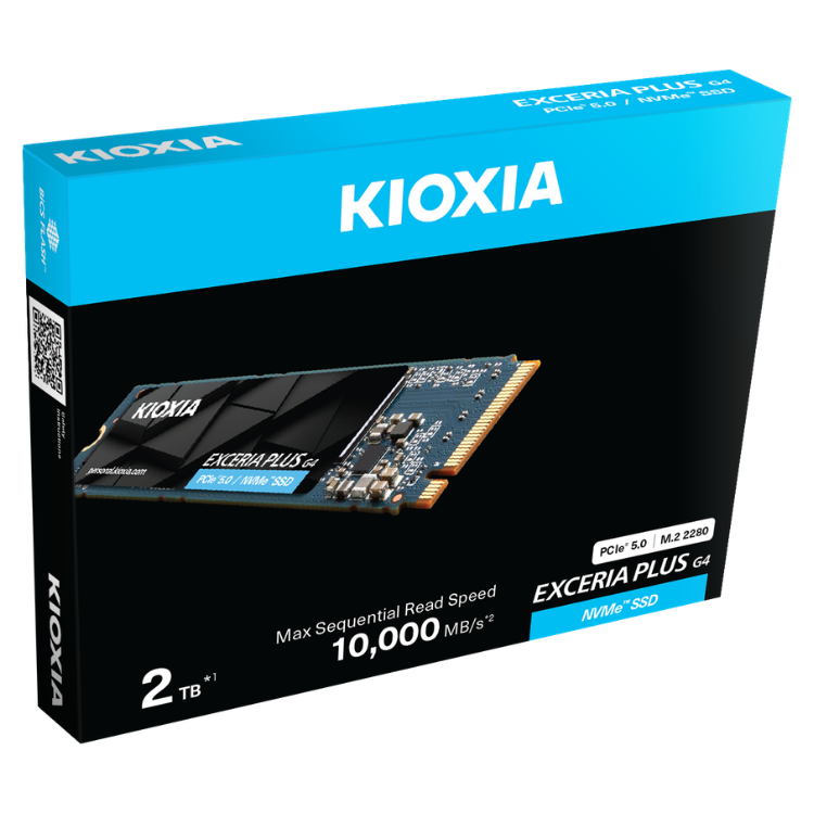 Disco SSD Kioxia Exceria Plus 2TB M.2 2280 NVMe PCIe