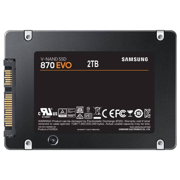 Disco SSD Samsung 870 Evo 2TB 2.5 SATA III
