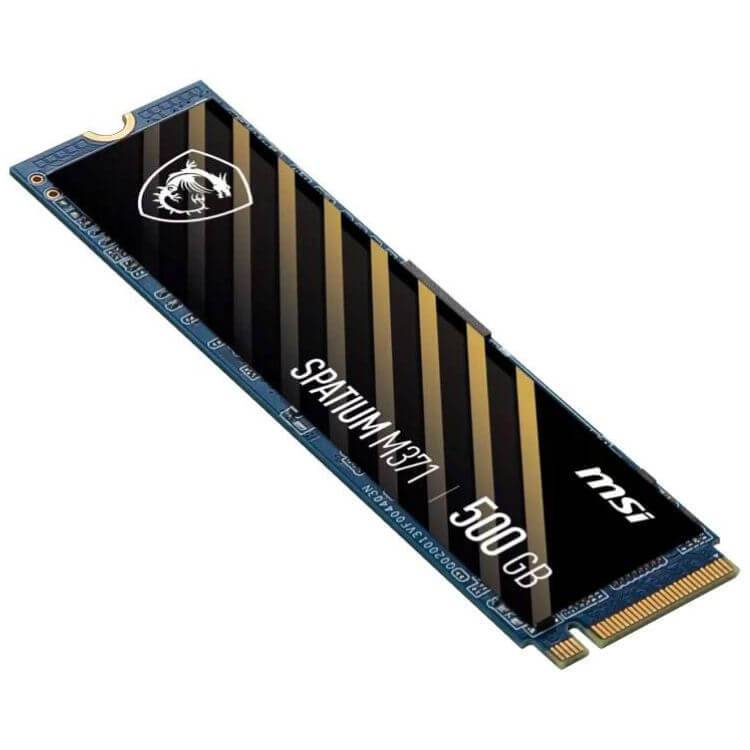Disco SSD MSI Spatium M371 500GB M.2 2280 NVMe PCIe 3.0