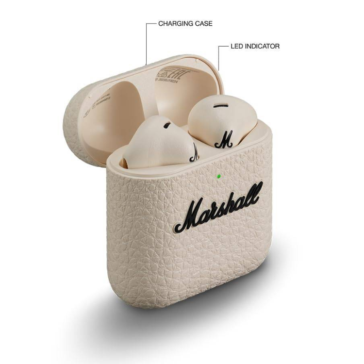 Auriculares Bluetooth Marshall Minor IV TWS Cream