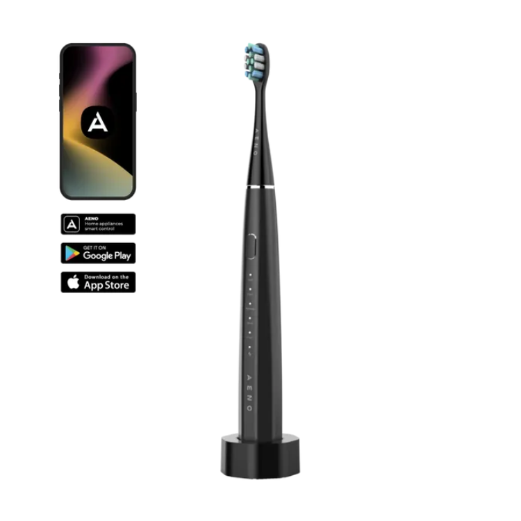 Escova de Dentes Elétrica AENO DB2S IPX7 Preto