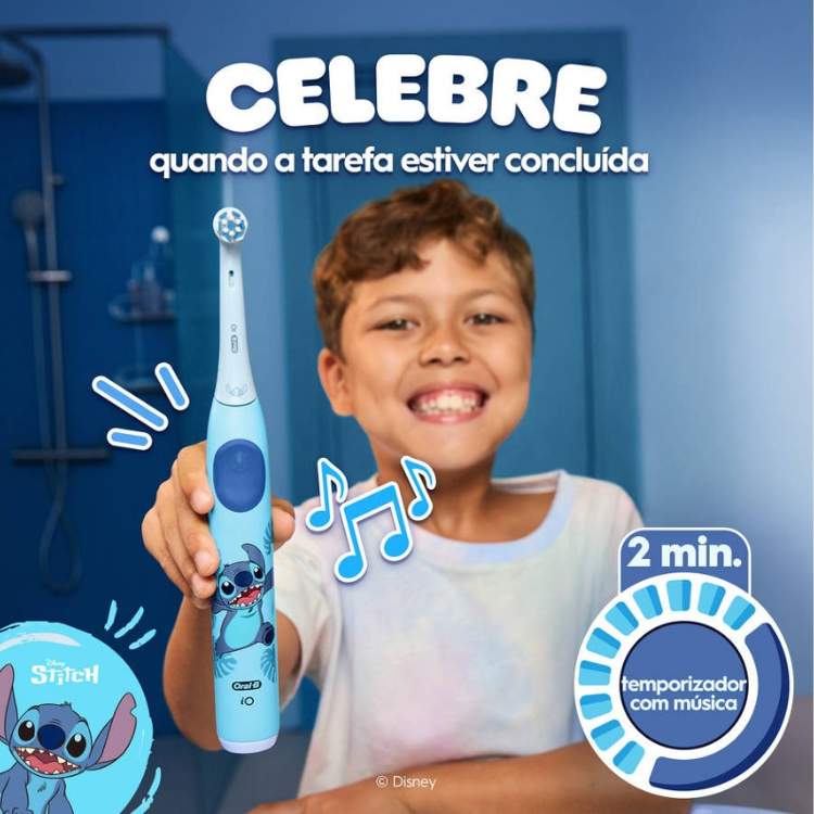 Escova de Dentes Elétrica Oral-B iO2 Kids Stitch