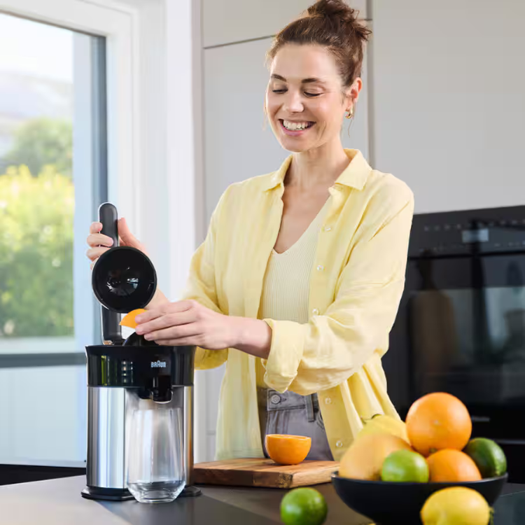 Espremedor de Citrinos Braun CitrusQuick 7 CJ7050BK 160W