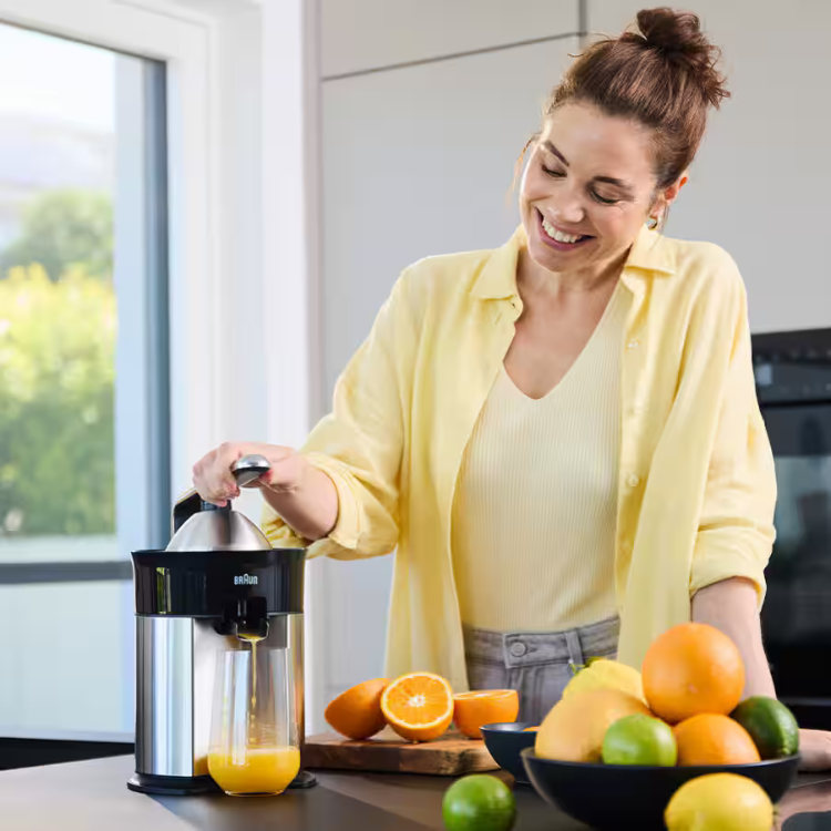 Espremedor de Citrinos Braun CitrusQuick 7 CJ7050BK 160W