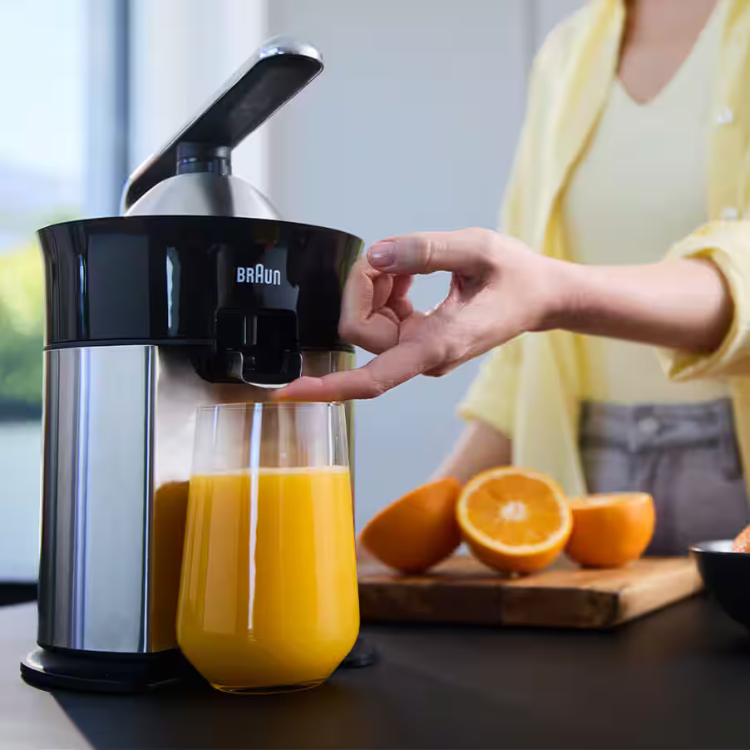 Espremedor de Citrinos Braun CitrusQuick 7 CJ7050BK 160W