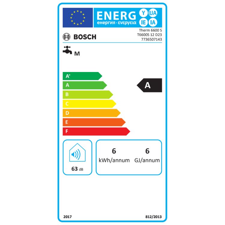 Esquentador Bosch Therm T6600 Gás Butano/Propano