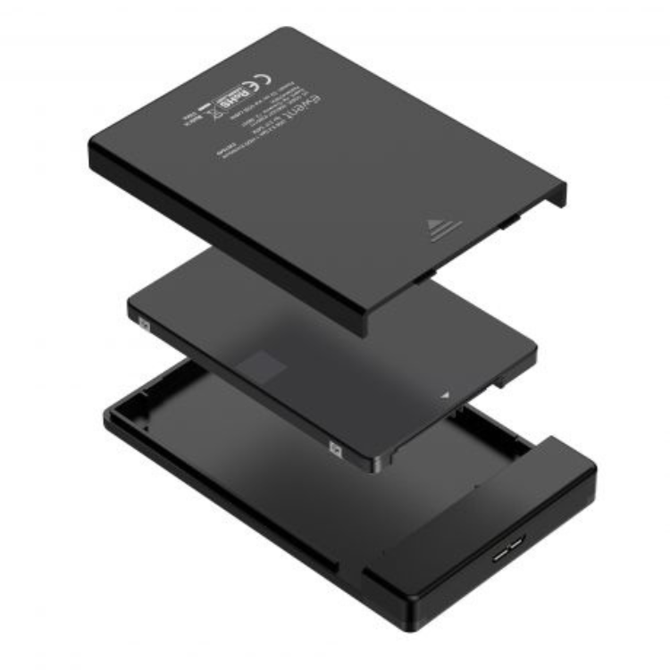 Caixa Externa 2.5" Ewent EW7044 USB 3.2 Gen1 Preto