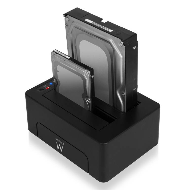 Ewent Dockingstation HDD/SSD 3.5/2.5 Dual mit Klonfunktion