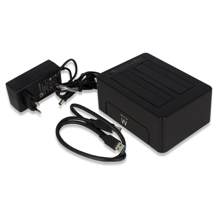 Ewent Dockingstation HDD/SSD 3.5/2.5 Dual mit Klonfunktion