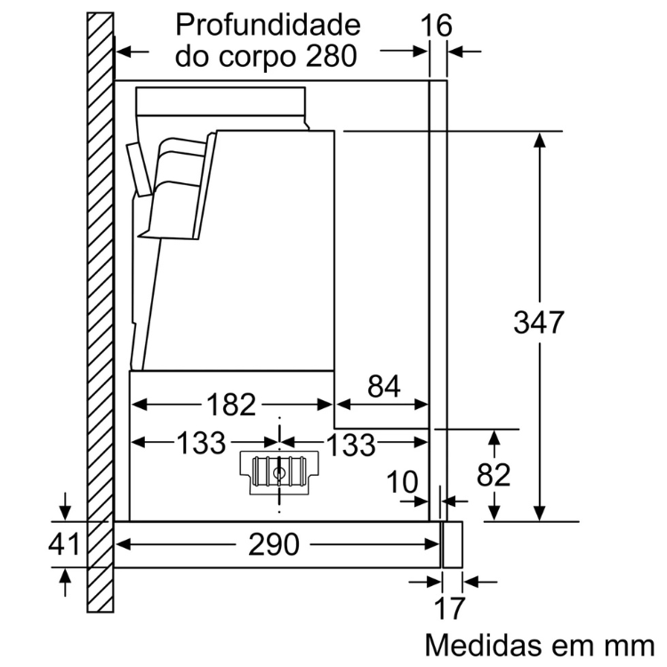 Exaustor de Gaveta Bosch Serie 4 DFS097A51 140W 90cm Inox