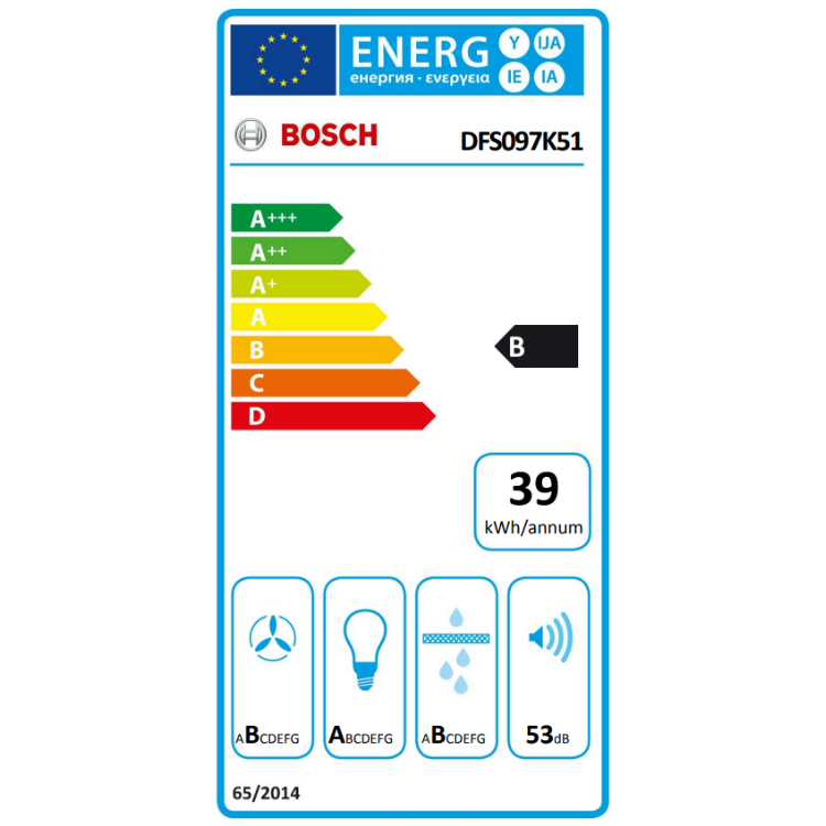 Exaustor de Gaveta Bosch Serie 8 DFS097K51 140W 90cm Inox