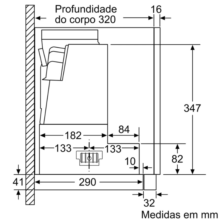 Exaustor de Gaveta Bosch Serie 8 DFS097K51 140W 90cm Inox