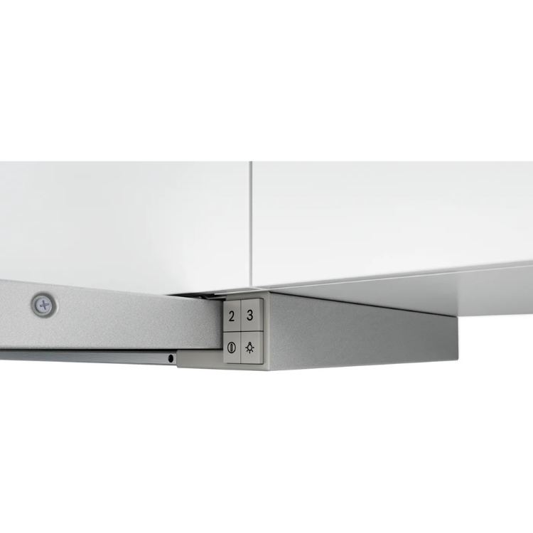 Exaustor de gaveta Bosch Serie 4 DFT63AC50, 140W, 60cm, inox, com painel de controlo.