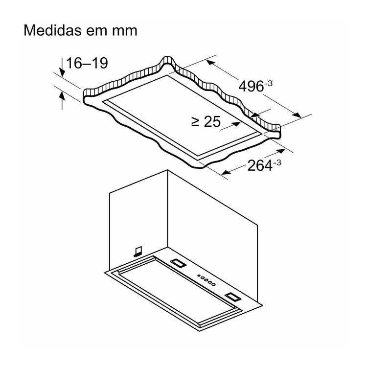 Exaustor Bosch Serie 6 DLN56AC50 250W 52cm Inox