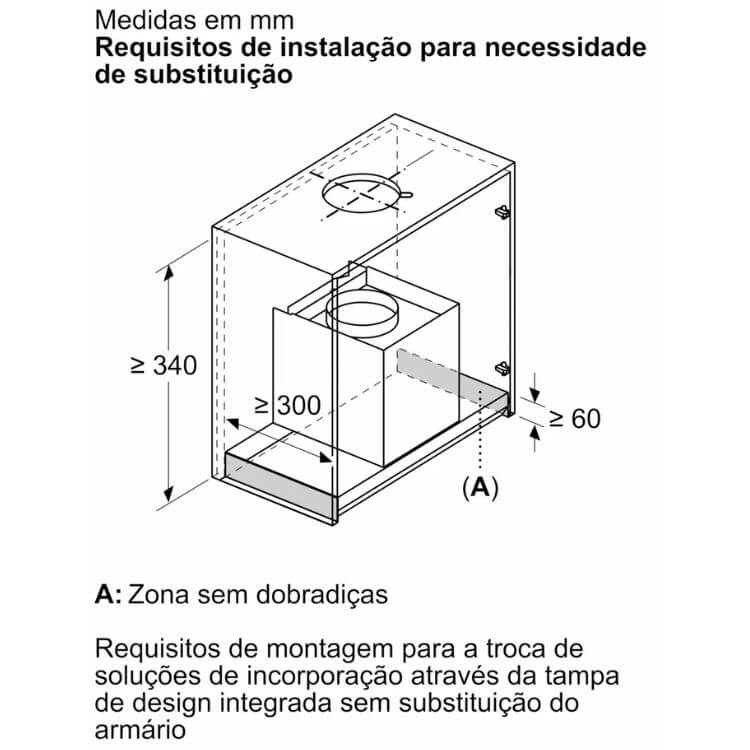 Exaustor Bosch Serie 6 DBB67DP60 105W 60cm