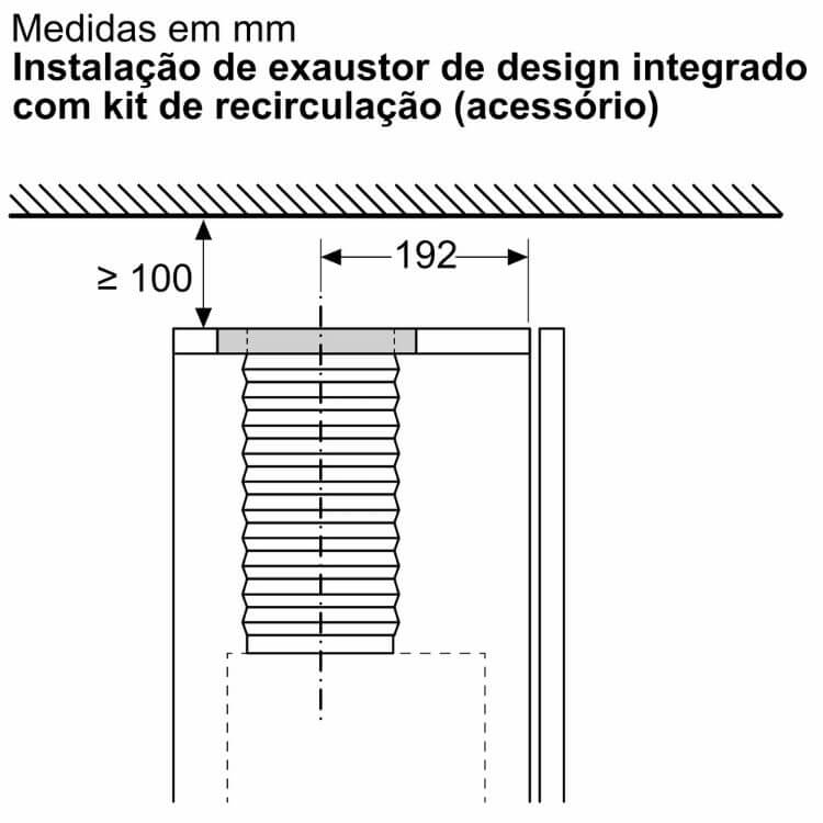 Exaustor Bosch Serie 6 DBB67DP60 105W 60cm