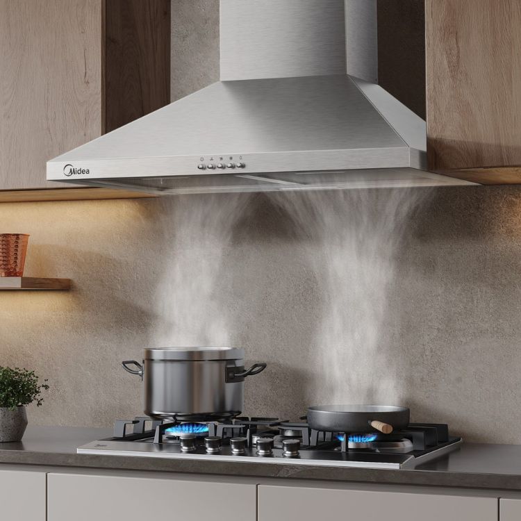 Exaustor de Parede Midea MH60L03EM21SB 60cm Classe A+