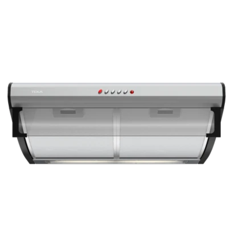 Exaustor Teka C6420IX, 60cm, inox, com painel de controlo e iluminação.