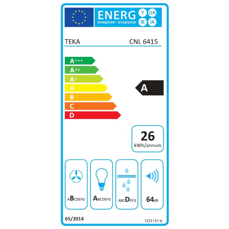 Exaustor de Gaveta Teka CNL6415 113W 60cm Inox