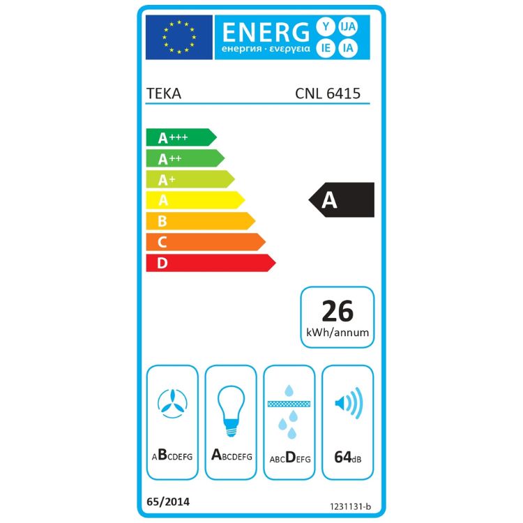 Exaustor de Gaveta Teka CNL6415 110W 60cm Preto