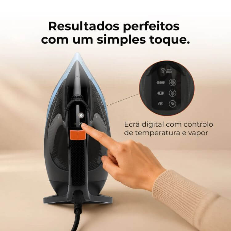 Ferro a Vapor Flama 5399FL SteamUltra SmartGrip 3000W Azul