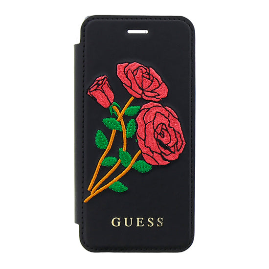 Flip Cover Guess Flower Desire iPhone 8 Preto