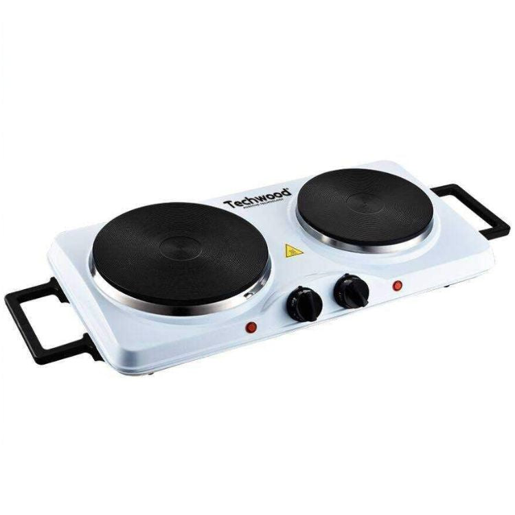 Fogão Elétrico Techwood 2 Placas 2500W Branco