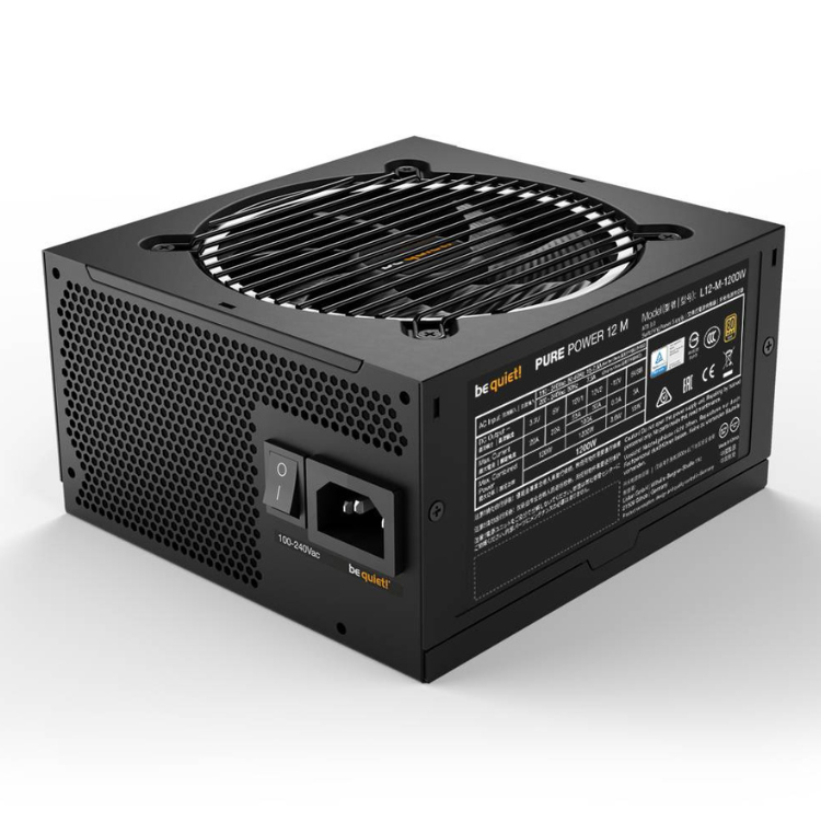 Fonte de Alimentação ATX Be Quiet Pure Power 1200W 80 Plus Gold Full Modular