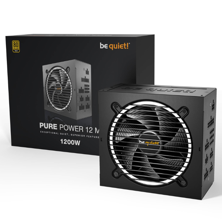 Fonte de Alimentação ATX Be Quiet Pure Power 1200W 80 Plus Gold Full Modular