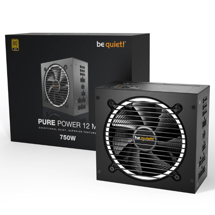 Netzteil ATX Be Quiet Pure Power 12 M 750W 80 Plus Gold vollmodular