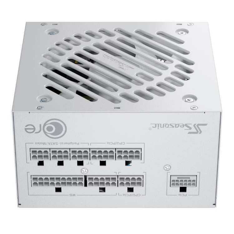 Fonte de Alimentação ATX Seasonic Core GX-750W 80 Plus Gold Full Modular Branco