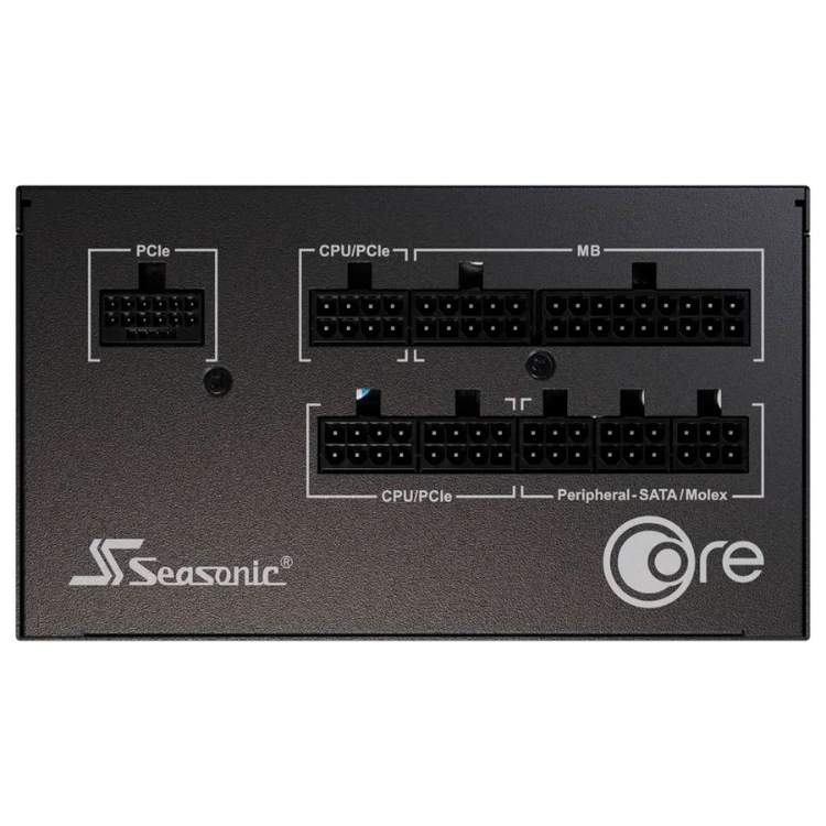 Fonte de Alimentação ATX Seasonic Core GX 850W 80 Plus Gold Full Modular Preto