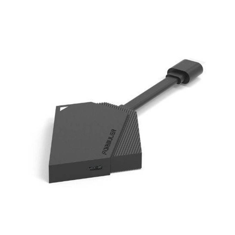 Black Formuler Z Mini BT1 MyTV Online 3 4K IPTV receiver with cable.