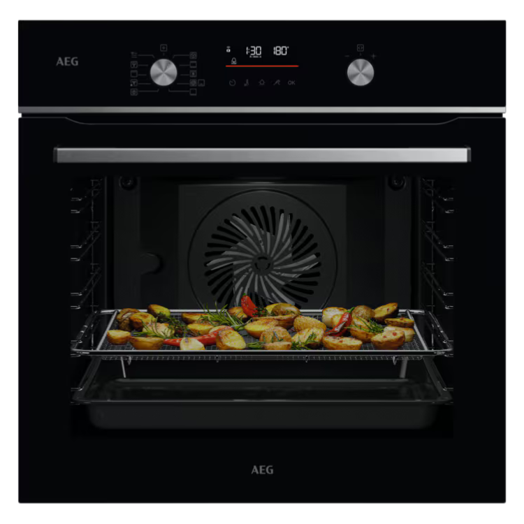 AEG Pyrolyse-Backofen OS6PB511AB 71L 3500W Schwarz