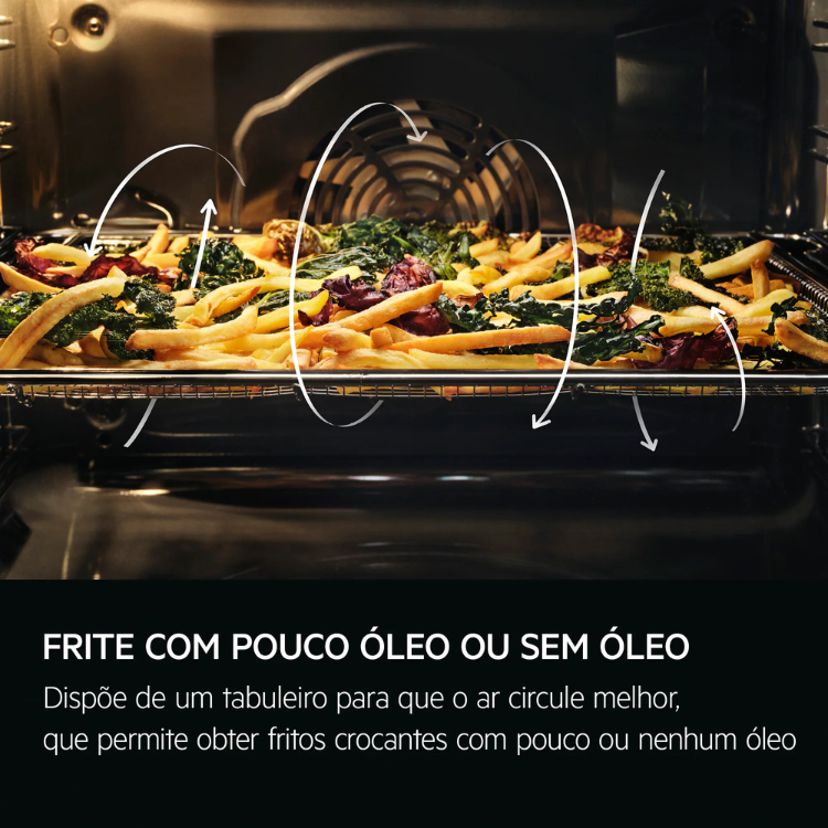 Forno Pirolítico AEG OS6PB511AB 71L 3500W Preto