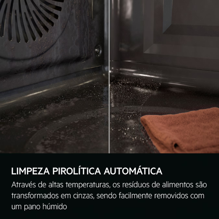 Forno Pirolítico AEG OU5PB41WSB 72L 3490W